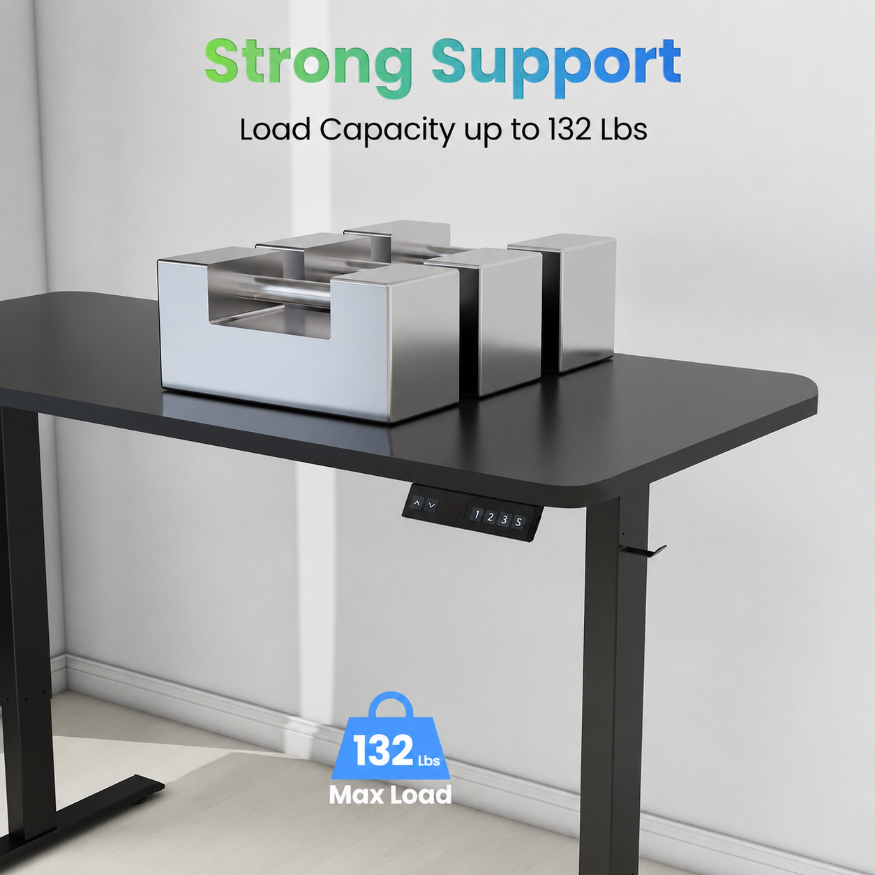 ES6-F Single Motor Standing Desk Frame