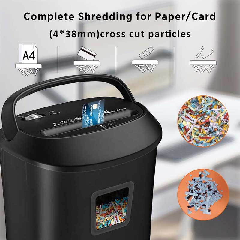 OS1201C 12 sheets cross cut shredder