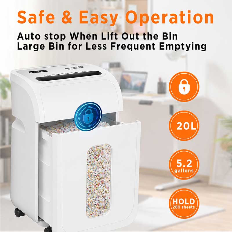 OS1501-9M 9 sheets micro cut shredder