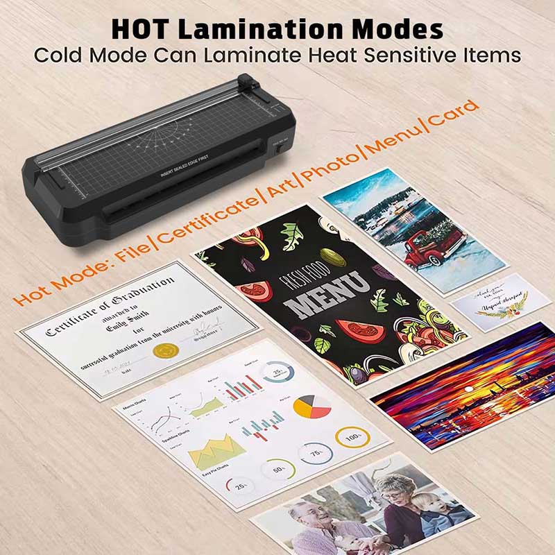OL292Q 3 in 1 Combo Laminator with Corner Rounder