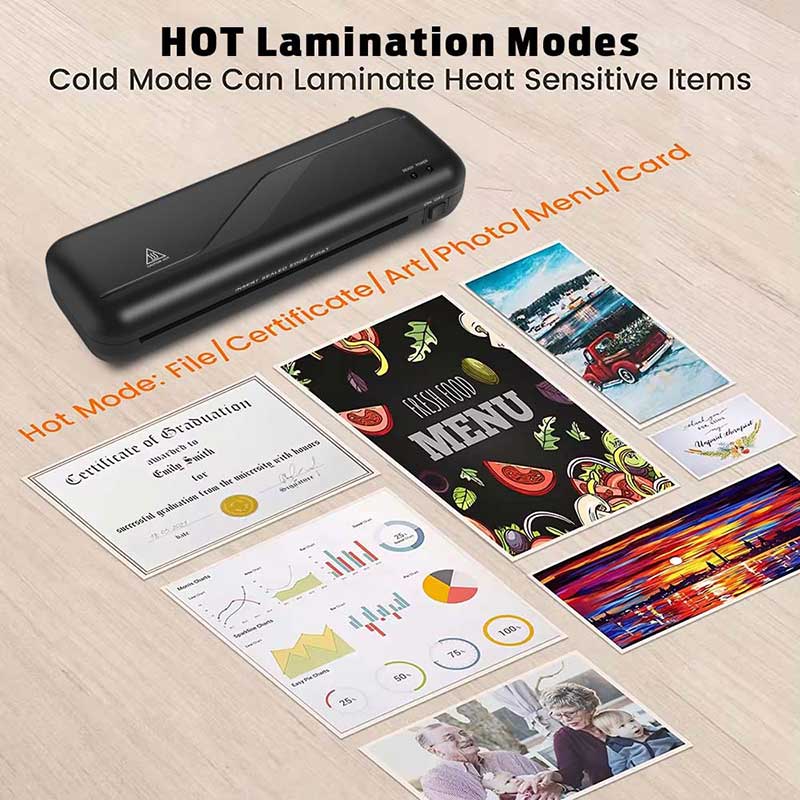 OL285NQ 2Min Warm-up A4 Hot Cold Laminator