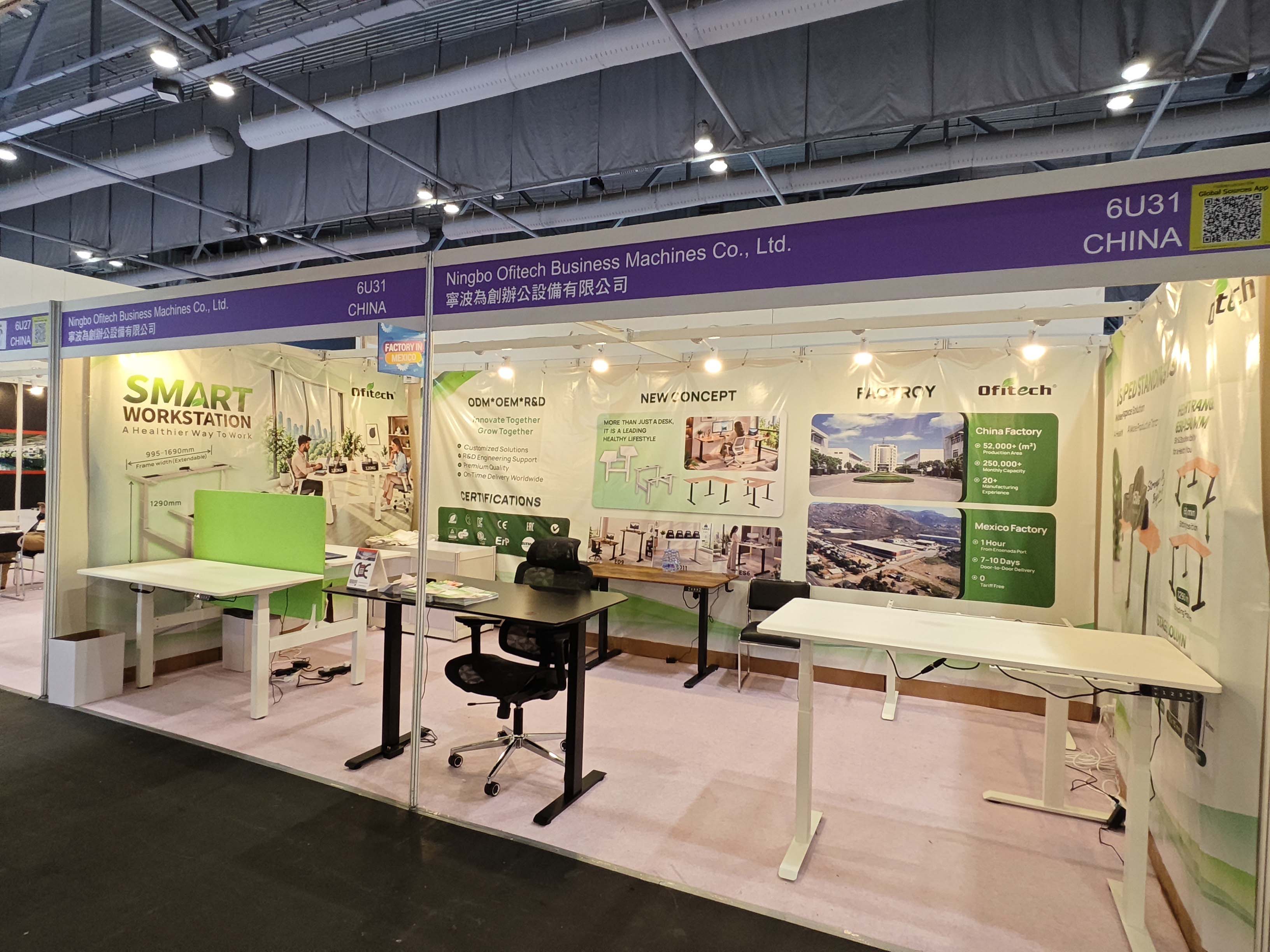 Meet Ofitech at Global Sources Hong Kong 2026 – Explore Our Electric Standing Desk Solutions