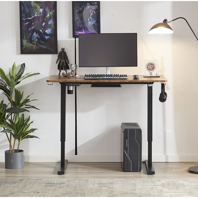 Contemporary Multifunctional Small One Motor Standing Desk For Room