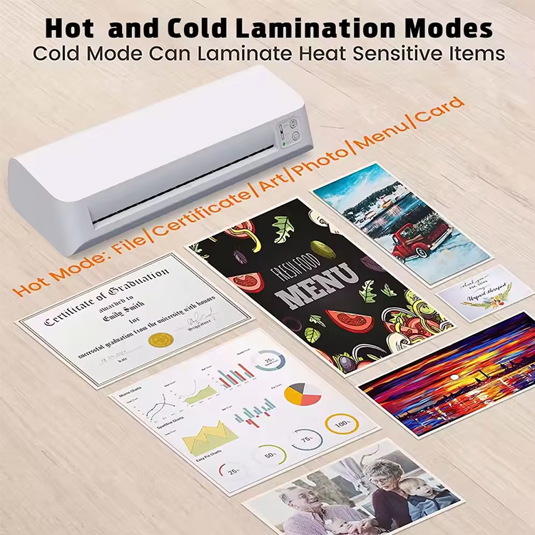 OL270 Auto Small Home Electric Business Card Cold Laminator