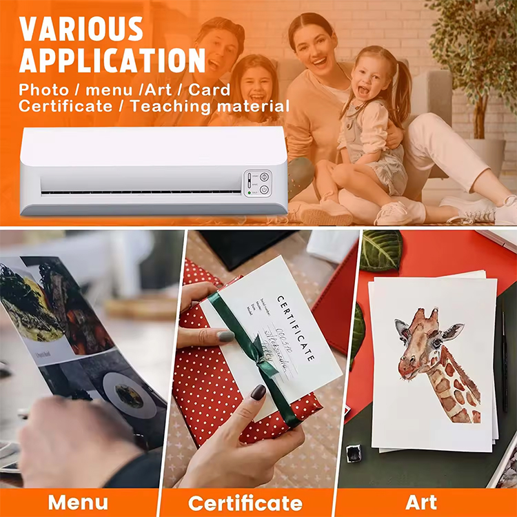 OL270 Auto Small Home Electric Business Card Cold Laminator